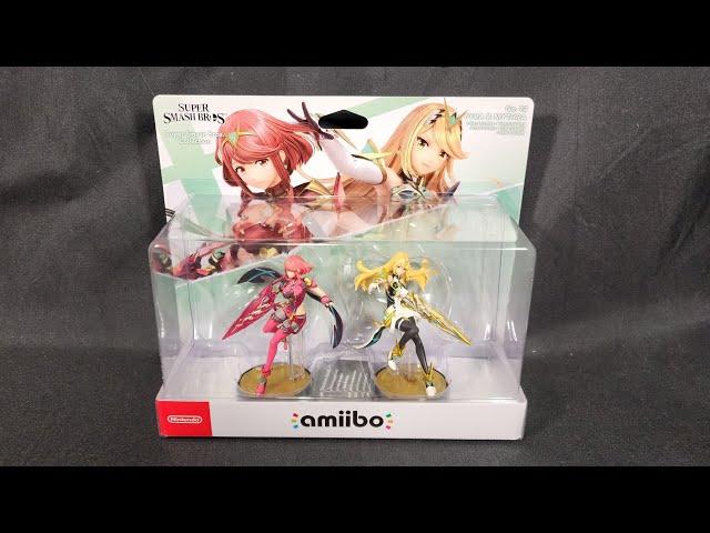 Unboxing: Pyra and Mythra Super Smash Bros Collection Nintendo Amiibo 2 Pack