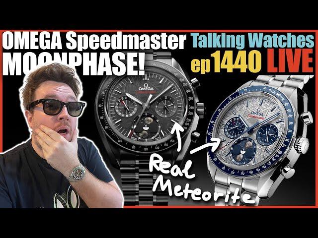 New Watch Alert: Omega launches Speedmaster MoonPhase Meteorite! But is it too expensive? | ep1440