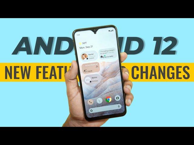 Google Android 12  First Look and Features are here!