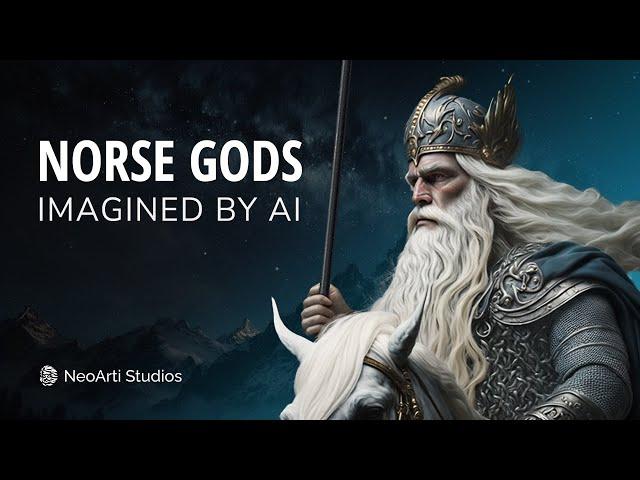 Norse Gods Imagined by AI