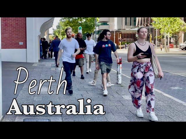 Perth City Centre October 2023| 4k Perth city Tour:  Western Australia | Australia walking tour