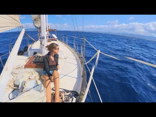 NO ENGINE DOCKING ACCIDENT & HIGH WINDS: Challenges of sailing with no engine in the ocean-Ep 60