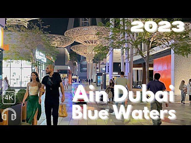 Blue Water Island Dubai  [4K] Walking Tales