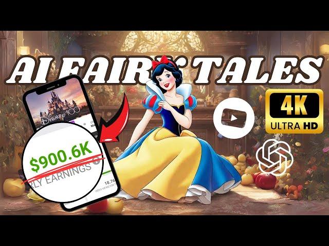 How to Use AI to Create Fairy Tales to Earn  ($75,000+/M)