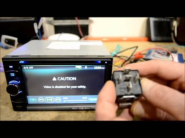 How to do an In Dash DVD GPS stereo Parking Brake Bypass