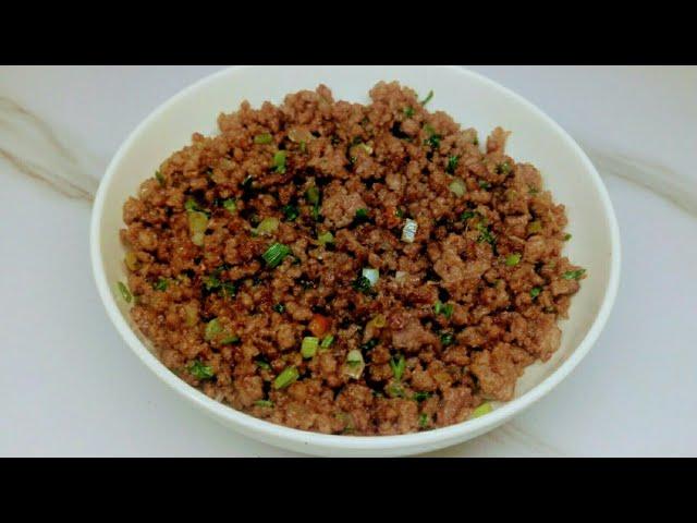 How To Cook Tastiest Samosa Minced Meat Filling