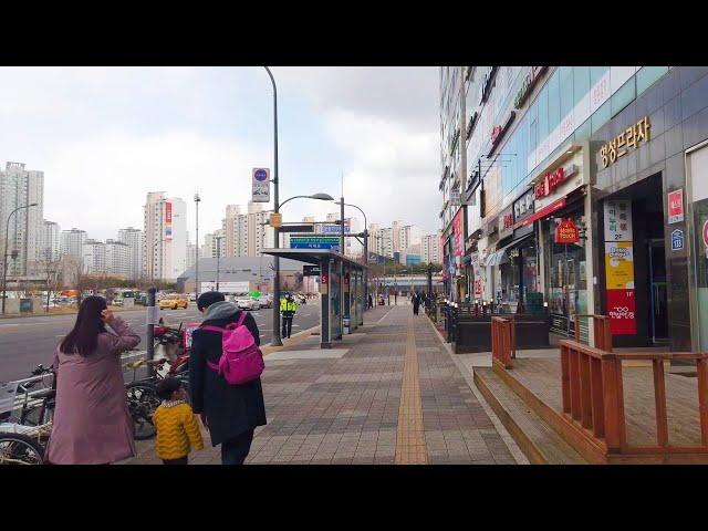 [4K] Walk in Paju city local commercial area│Seoul, Korea