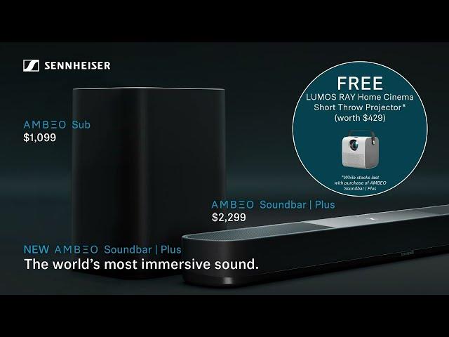 AMBEO Soundbars: The World's Most Immersive Sound | 15s