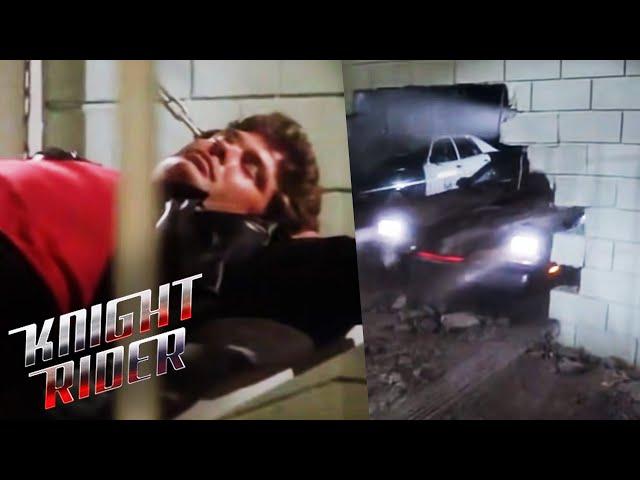 KITT Breaks Michael Out Of Jail | Knight Rider