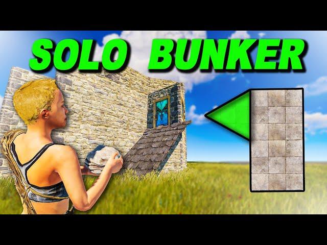 RUST BUNKER for NEW PLAYER (SOLO BASE DESIGN)