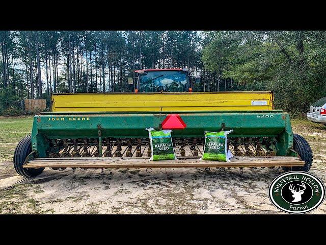 Young Farmer Planting ALFALFA In FLORIDA?! Plus Aftermath! | WHF Hay Production