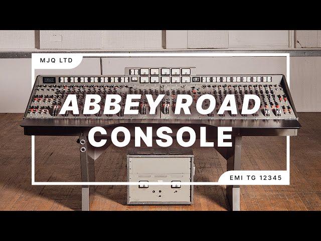 We Recorded on the Restored Beatles' Abbey Road EMI Console