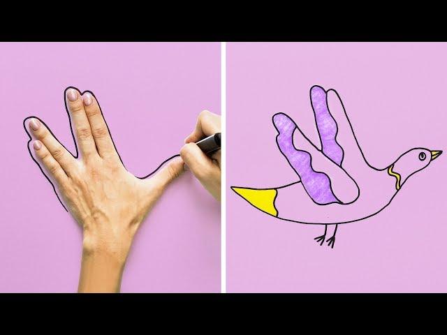 10 GREAT DRAWING IDEAS WHEN YOU ARE BORING