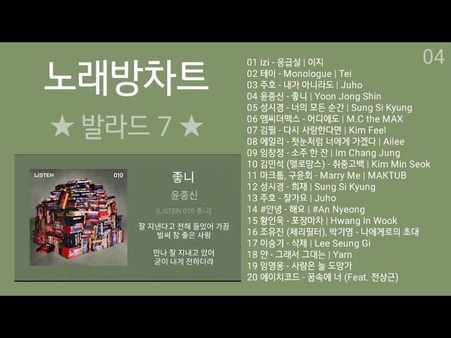 노래방차트 발라드 7 (2023년 3월 2차) 노래방 인기차트 노래모음 + 발라드 플레이리스트 | PLAYLIST