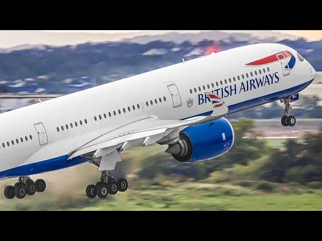 30 CLOSE UP TAKEOFFS & LANDINGS | Washington Dulles Airport Plane Spotting [IAD/KIAD]