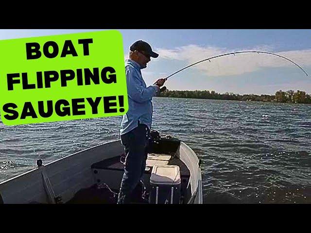 Buckeye Lake  -  Boat Flipping Saugeye