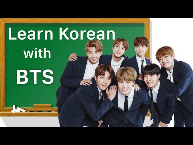 Learn Korean with BTS pt.1