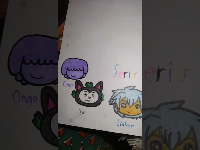 The Series 1 Batch members of The Linkersters #multifandom #characterdrawing