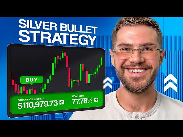 EASIEST ICT Silver Bullet Strategy | No Daily Bias 77% WIN RATE (PASS PROP FIRMS WITH THIS)