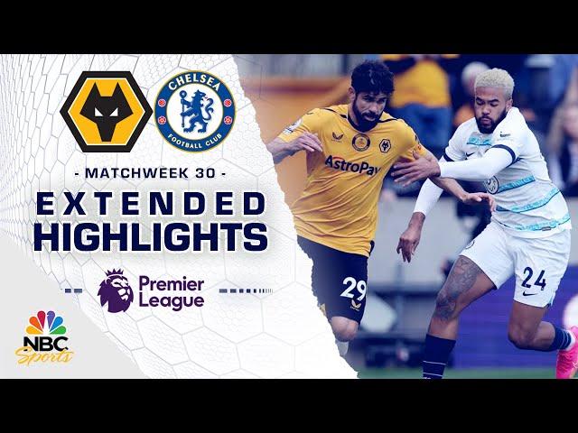 Wolves v. Chelsea | PREMIER LEAGUE HIGHLIGHTS | 4/8/2023 | NBC Sports