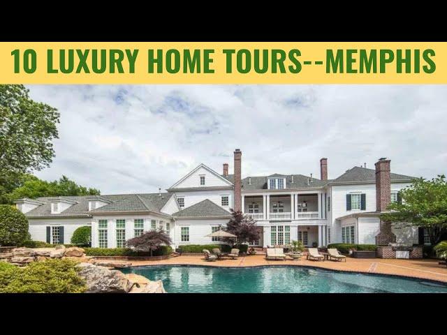 10 Ultimate Luxury Homes Virtual Real Estate Tours!! | MEMPHIS, TN