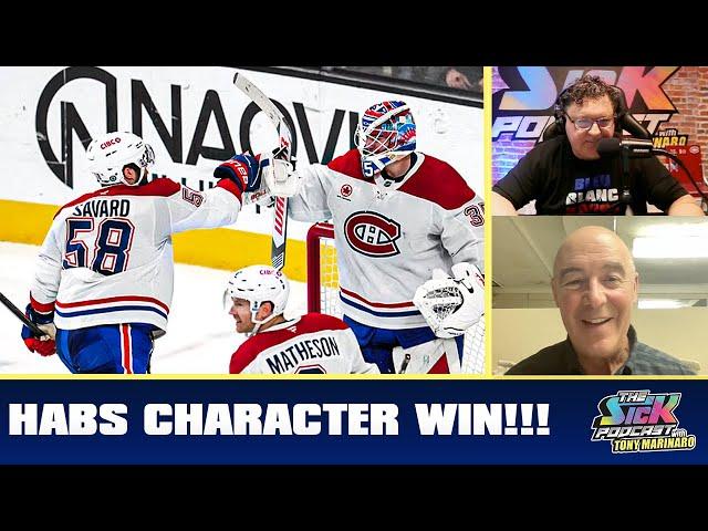 Habs Character Win!!! | The Sick Podcast with Tony Marinaro December 31 2024