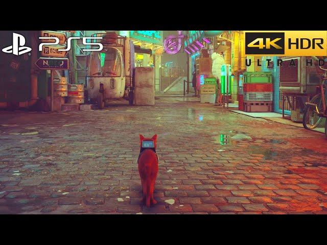 Stray (PS5) 4K 60FPS HDR Gameplay - (Full Game)