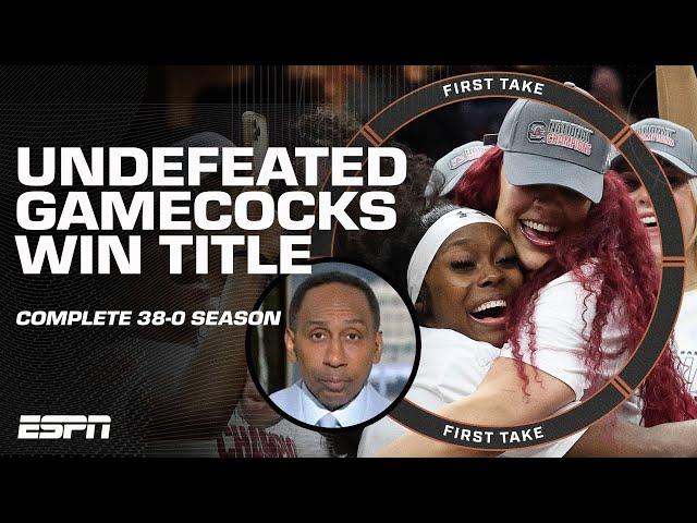 BIGGEST REASON S. Carolina beat Iowa: Kamilla Cardoso & Raven Johnson! - Andraya Carter | First Take