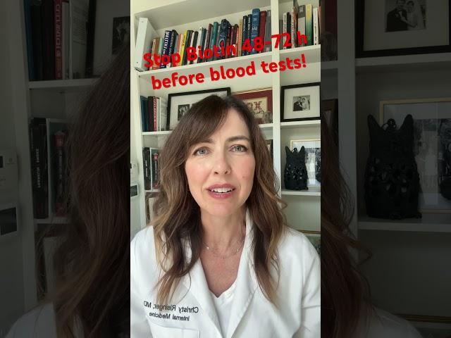 Biotin can affect several blood tests!