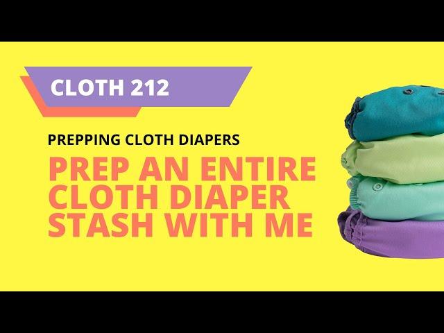 Basics of Prepping USED Cloth Diapers for a Friend