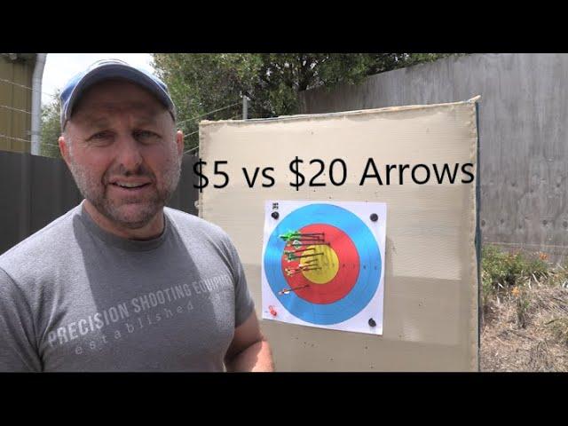 Cheap VS Expensive Arrows at 40meters