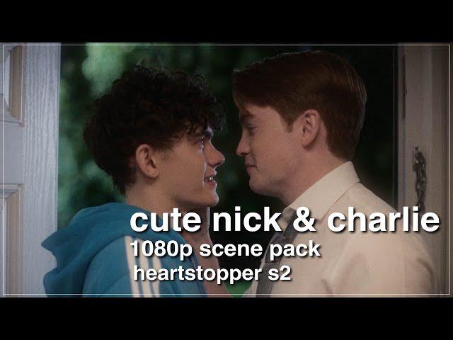 cute nick and charlie 1080p scene pack | heartstopper s2