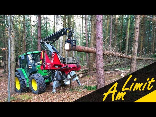 The maximum lifting capacity - Tractorprocessor Hypro 755 (Harvester) Part 3