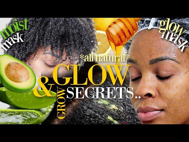 DIY Hair & Skin Mask For CLEAR, GLOWY SKIN & BUTTERY CURLS  SelfCareSunday 