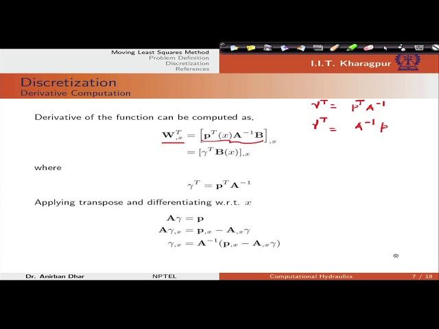 Lecture 22 : Mesh -Free Method : Moving Least Squares Method