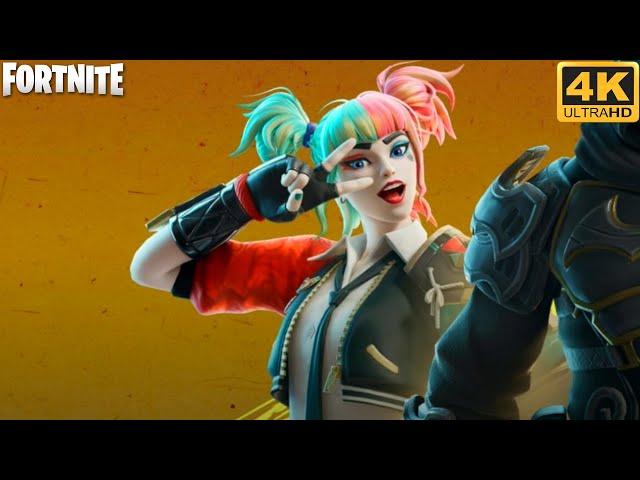 Karuta Harley Quinn Skin Gameplay - Fortnite (4K 60FPS)