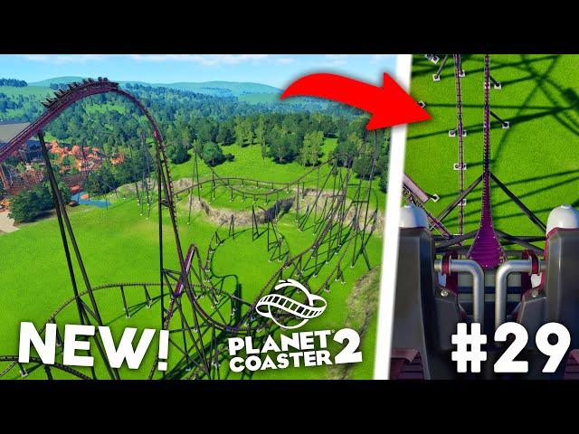 Planet Coaster 2 Building the FINAL Roller Coaster in my Theme Park...