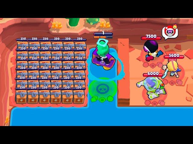 100% Lucky Ollie vs Unlucky!! Brawl Stars Funny Moments & Glitches & Fails 1355