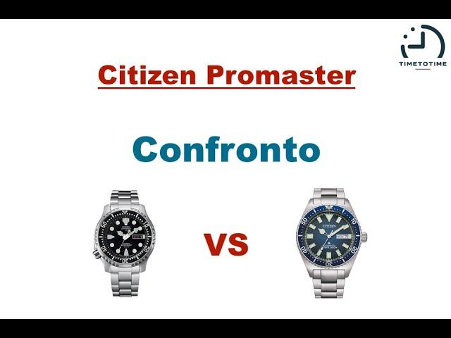 CITIZEN PROMASTER a confronto: NY0040 vs NY0129 MARINE.