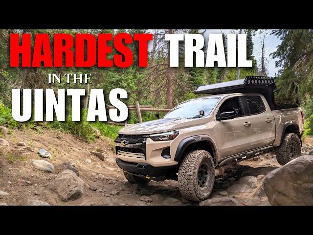 HARDEST Trail in the Uintas In My 2023 Colorado ZR2 | Forest Lake Trail