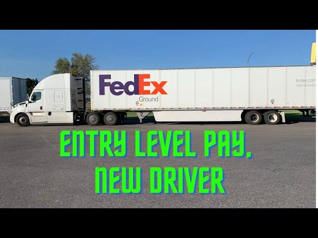 Truck Driver Salary: Entry Level : FedEx Ground