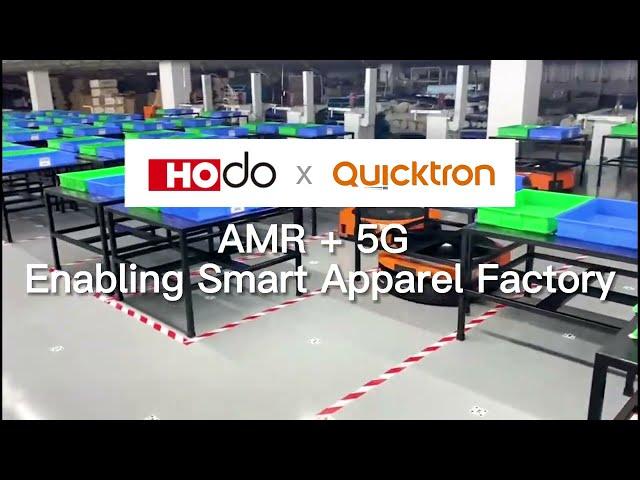 Quicktron x Hodo | Automated manufacturing processes by using our smart moving solution