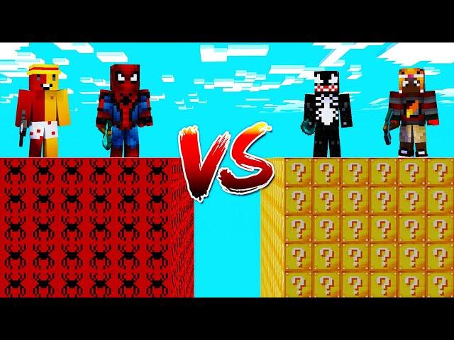 CUBÃO DE LUCKY BLOCK DO HOMEM-ARANHA NO MINECRAFT