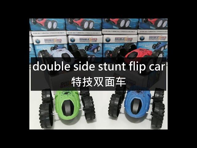 Kids Double Sided Stunt Flip Car