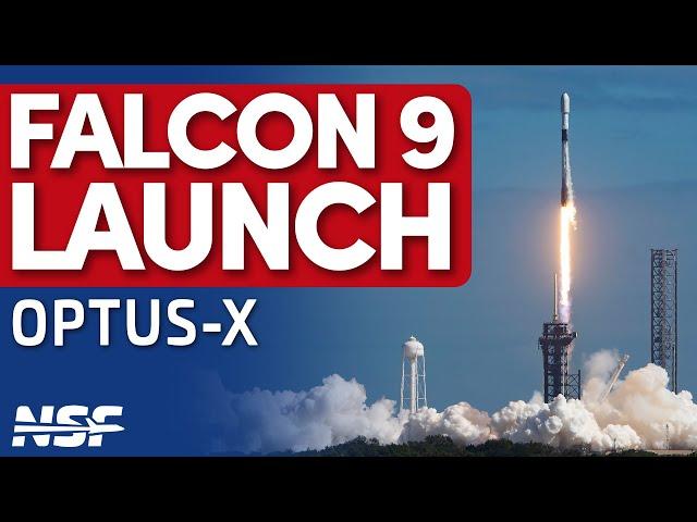  FULL REPLAY: SpaceX Launches Optus-X/TD7