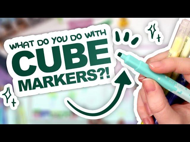 CUBE MARKERS?! | ZenPop! Mystery Stationery Unboxing!