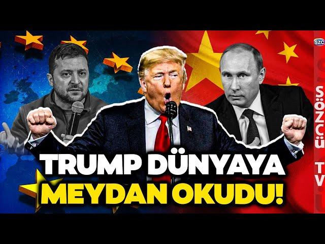 Ukrayna, Rusya, Çin, Avrupa... ABD Geri Dönüyor! Trump'ın Konuşması Dünyayı Salladı