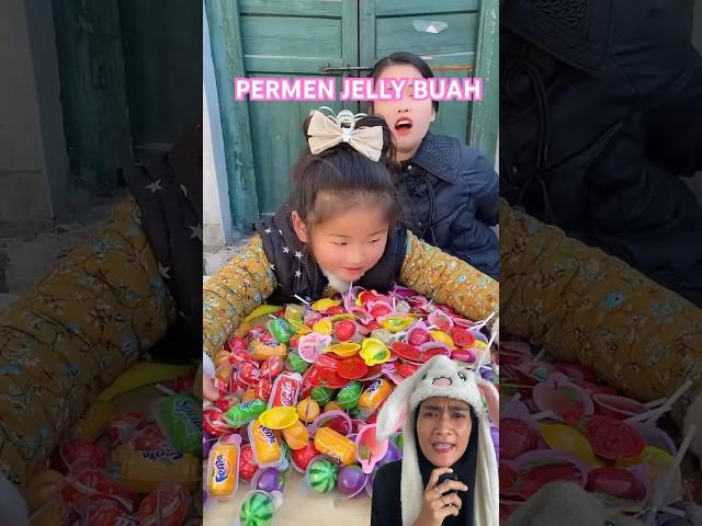 PERMEN JELLY RASA BUAH #candy #mukbang #funny #permen #reaction