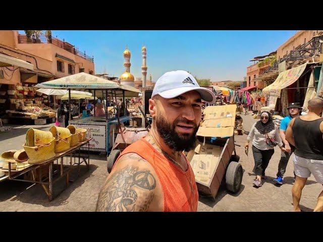 Inside the Streets of Old Medina, Marrakech 