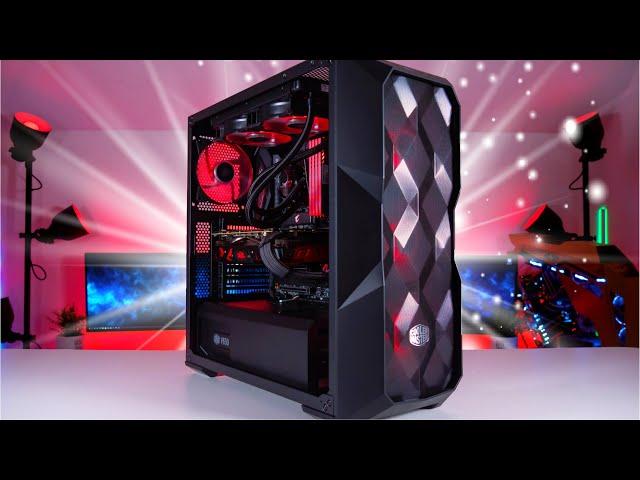 EPIC Cooler Master TD500 Gaming PC Build - 10900k Time Lapse